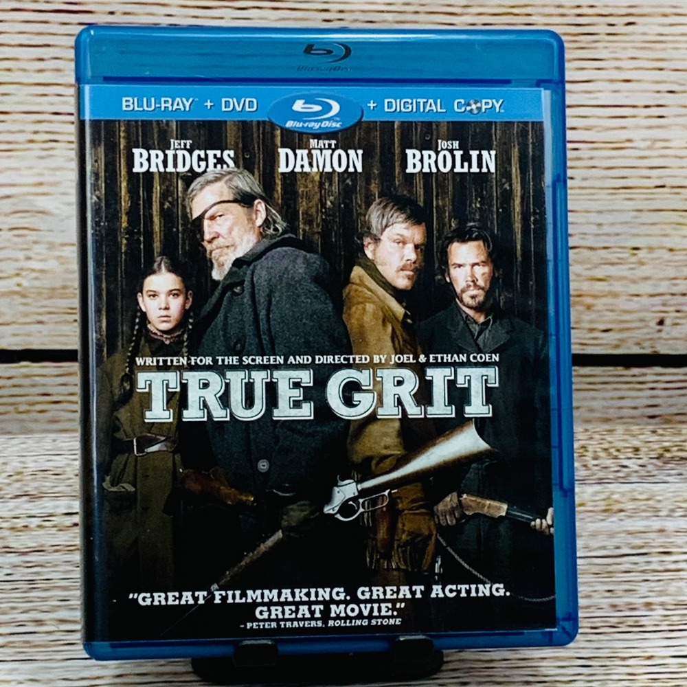 True Grit [2010 Blu-Ray + DVD + Digital]‎ Jeff Bridges Matt Damon Josh Brolin